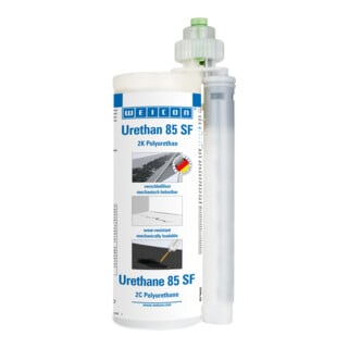 WEICON Polyurea Reparatur- und Beschichtungsmasse 'Urethan 85 SF', schnellhärtend, Arbeitspackung, 0,54 kg, schwarz