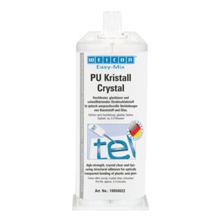 WEICON Polyurethan-Klebstoff Easy-Mix PU Kristall 50ml glasklar