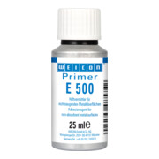 WEICON Primer E 500, Haftvermittler für nichtsaugende Metalloberflächen, speziell für Silikone, 25 ml