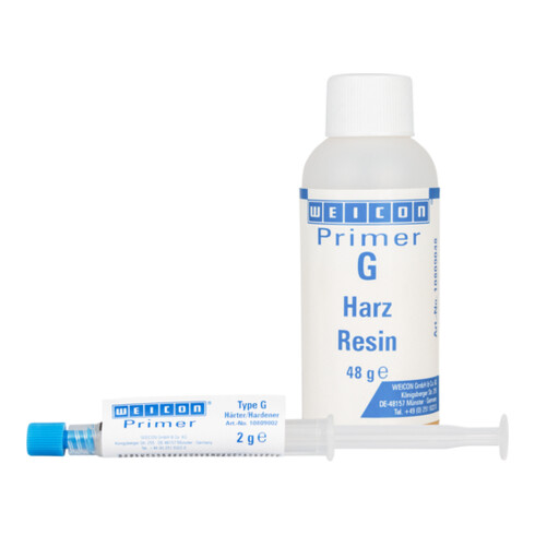 WEICON Primer G, Haftvermittler für Polyurethanklebstoffe, 50 g, gelblich, transparent
