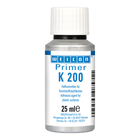 WEICON Primer K 200, Haftvermittler für nichtsaugende Kunststoffoberflächen, 25 ml