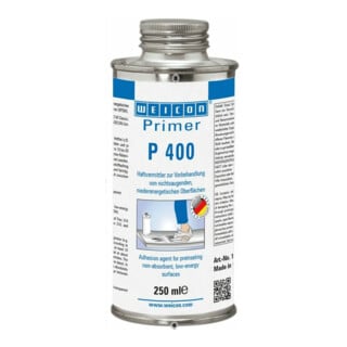 WEICON Primer P 400, Haftvermittler für niederenergetische Kunststoffe, 250 ml