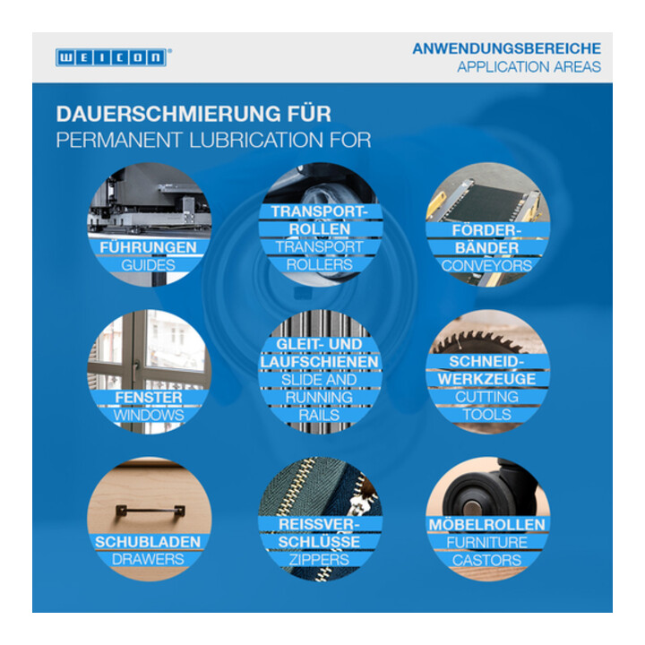 WEICON PTFE-Spray Trockenschmiermittel 400 ml