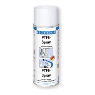 WEICON PTFE-Spray, fettfreies Trockenschmiermittel, 400 ml, weiß