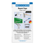 WEICON Repair-Tape, widerstandsfähiges und selbstverschweißendes Reparaturband, 1,5 m x 5 cm, schwarz