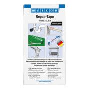 WEICON Repair-Tape, widerstandsfähiges und selbstverschweißendes Reparaturband, 3,5 m x 10 cm, schwarz