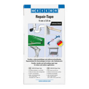 WEICON Repair-Tape, widerstandsfähiges und selbstverschweißendes Reparaturband, 3,5 m x 5 cm, schwarz-4