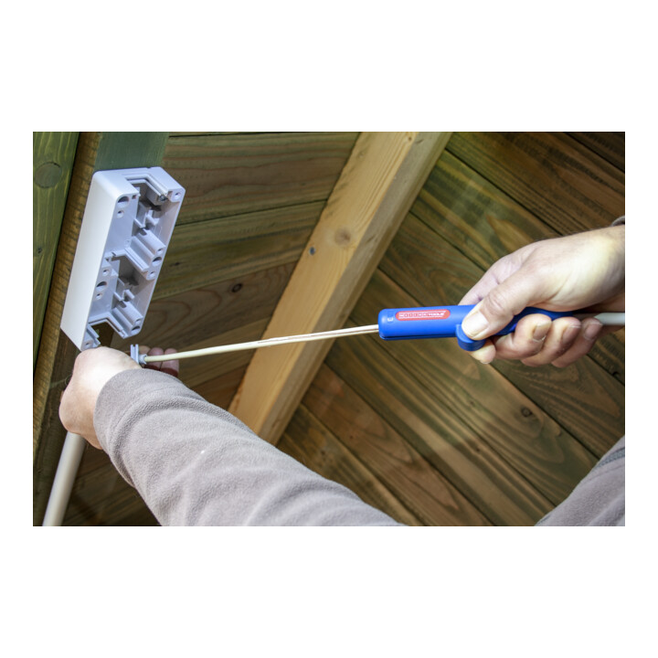 WEICON Rundkabel-Stripper No. 13, zum Entmanteln aller gängigen Rundkabel, Arbeitsbereich 6,0 - 13,0 mm Ø