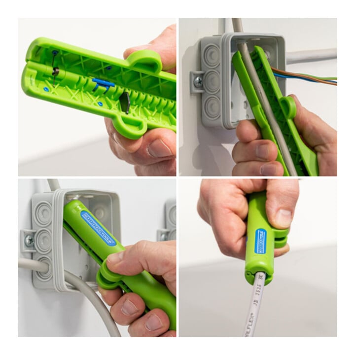 WEICON Rundkabel-Stripper No. 13 Green Line 6–13mm Ø