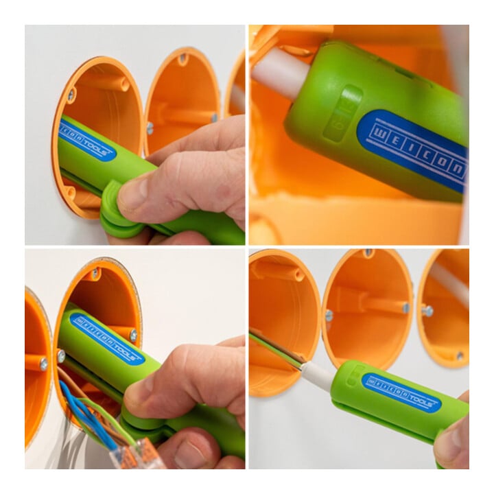 WEICON Rundkabel-Stripper No. 13 Green Line 6–13mm Ø