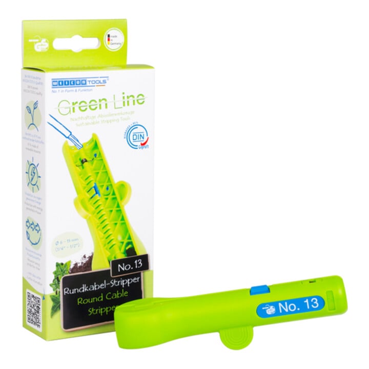 WEICON Rundkabel-Stripper No. 13 Green Line 6–13mm Ø