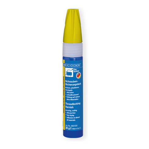WEICON Schrauben-Sicherungslack 30 g, gelb