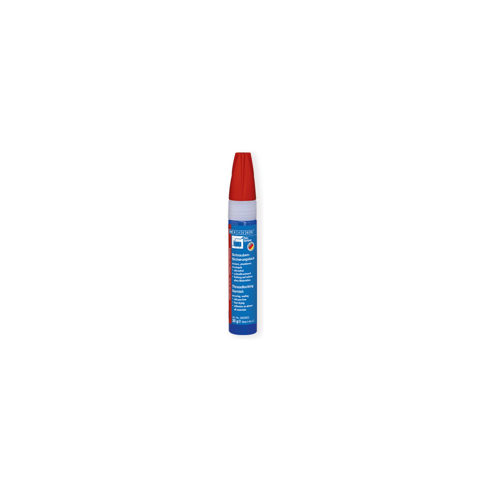 WEICON Schrauben-Sicherungslack 30 g, rot
