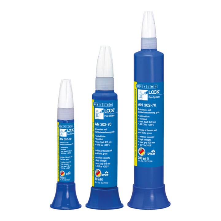 Weicon Schrauben-/StehbolzensicherungLOCK AN 302-70 50 ml mf.grün DVGW Pen