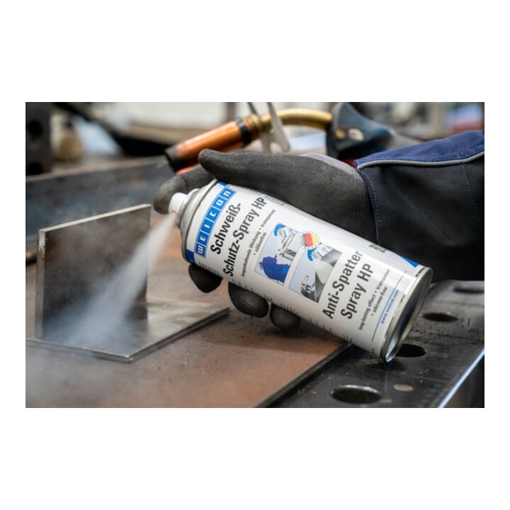 WEICON Schweißschutz-Spray HP, schützt vor der Anhaftung und Einwirkung von Schweißspritzern, 400 ml, transparent