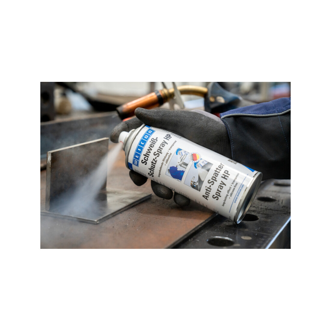 WEICON Schweißschutz-Spray HP, schützt vor der Anhaftung und Einwirkung von Schweißspritzern, 400 ml, transparent