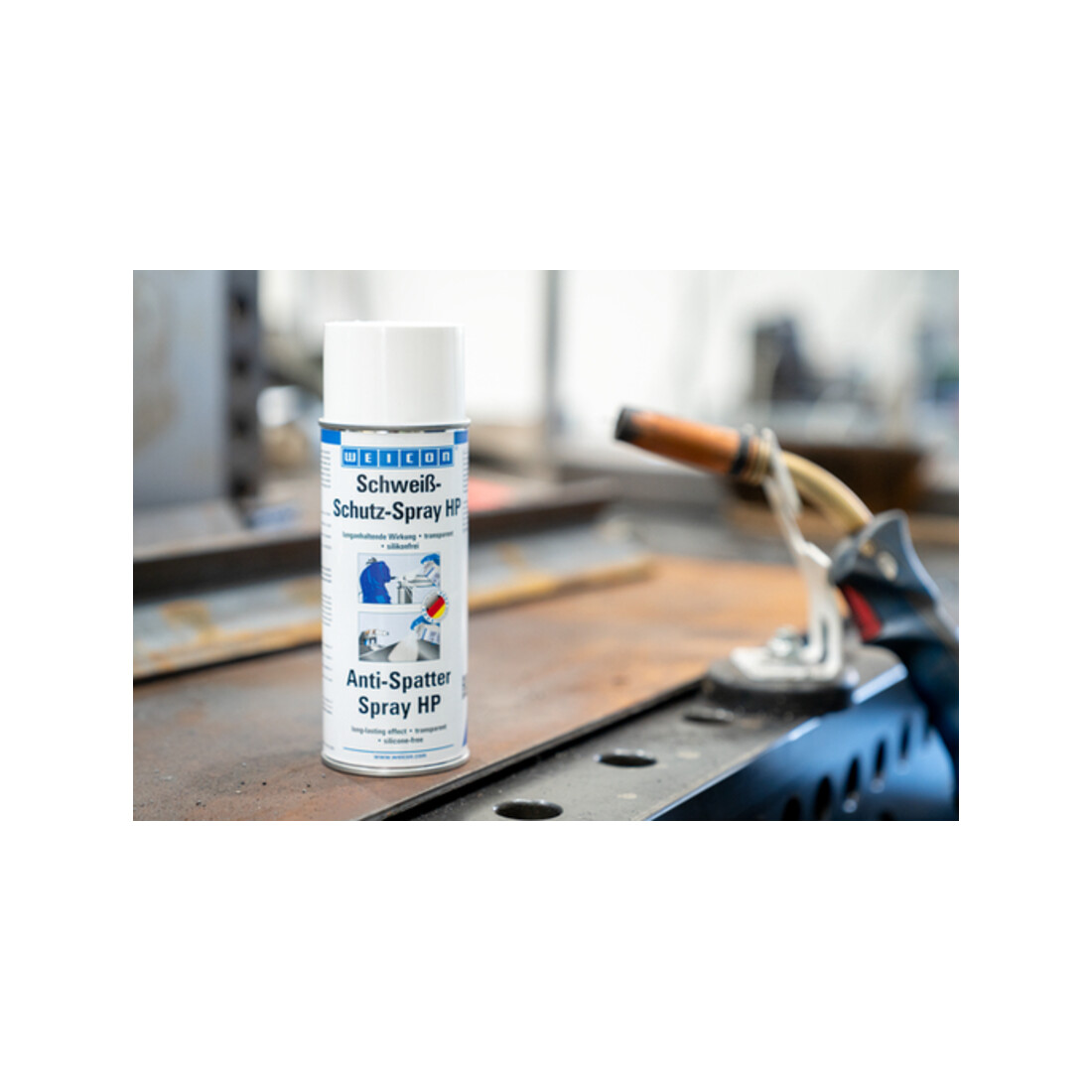 WEICON Schweißschutz-Spray HP, schützt vor der Anhaftung und Einwirkung von Schweißspritzern, 400 ml, transparent