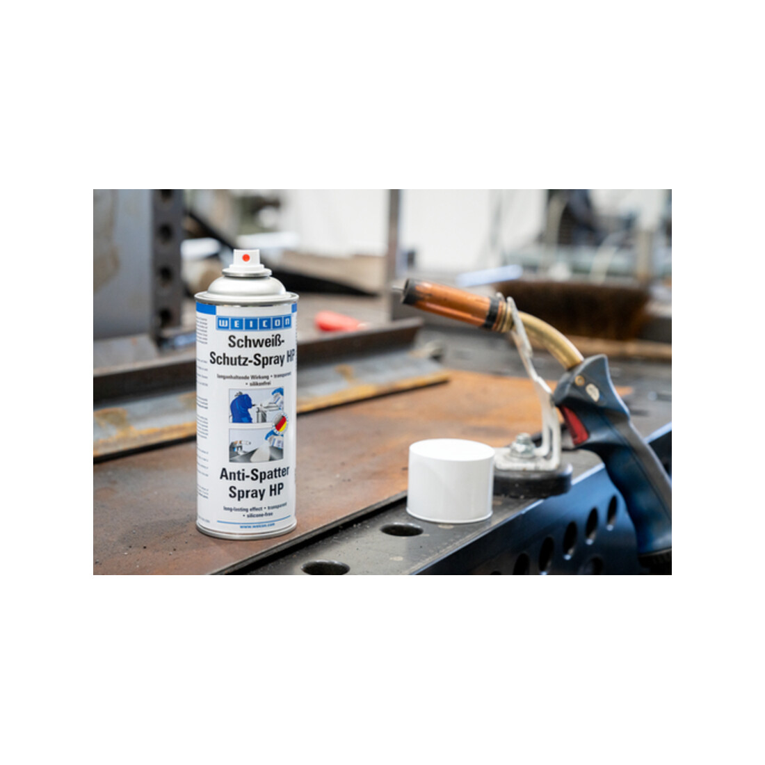 WEICON Schweißschutz-Spray HP, schützt vor der Anhaftung und Einwirkung von Schweißspritzern, 400 ml, transparent