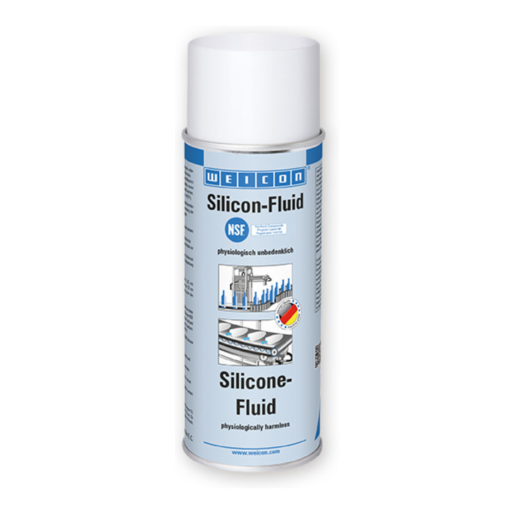 WEICON Silicon-Fluid, Gleit- und Trennmittel  für den Lebensmittelbereich NSF H1, 400 ml, farblos, transparent