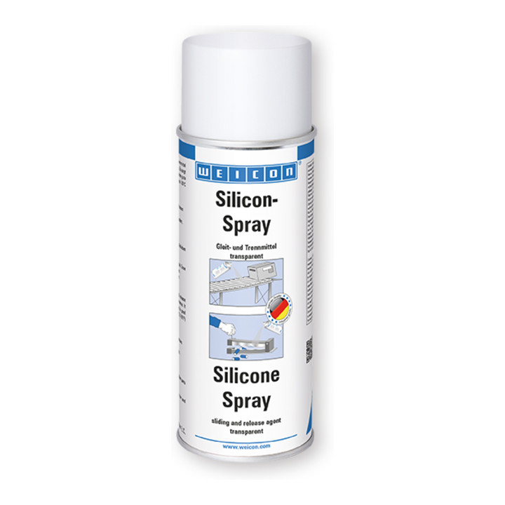 WEICON Silicon-Spray, Gleit- und Trennmittel, 400 ml, farblos, transparent