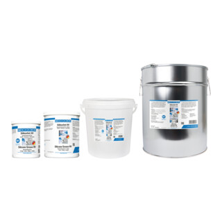 WEICON Silikonfett HV, lebensmittelechtes Schmierfett, 450 g, transluzent