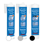 WEICON Speed-Flex®, hochviskoser Kleb- und Dichtstoff mit starker Anfangshaftung auf MS-Polymer-Basis, 310 ml, schwarz-3