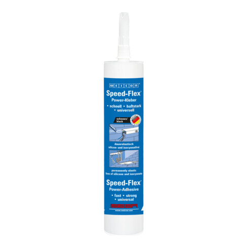 WEICON Speed-Flex®, hochviskoser Kleb- und Dichtstoff mit starker Anfangshaftung auf MS-Polymer-Basis, 310 ml, schwarz