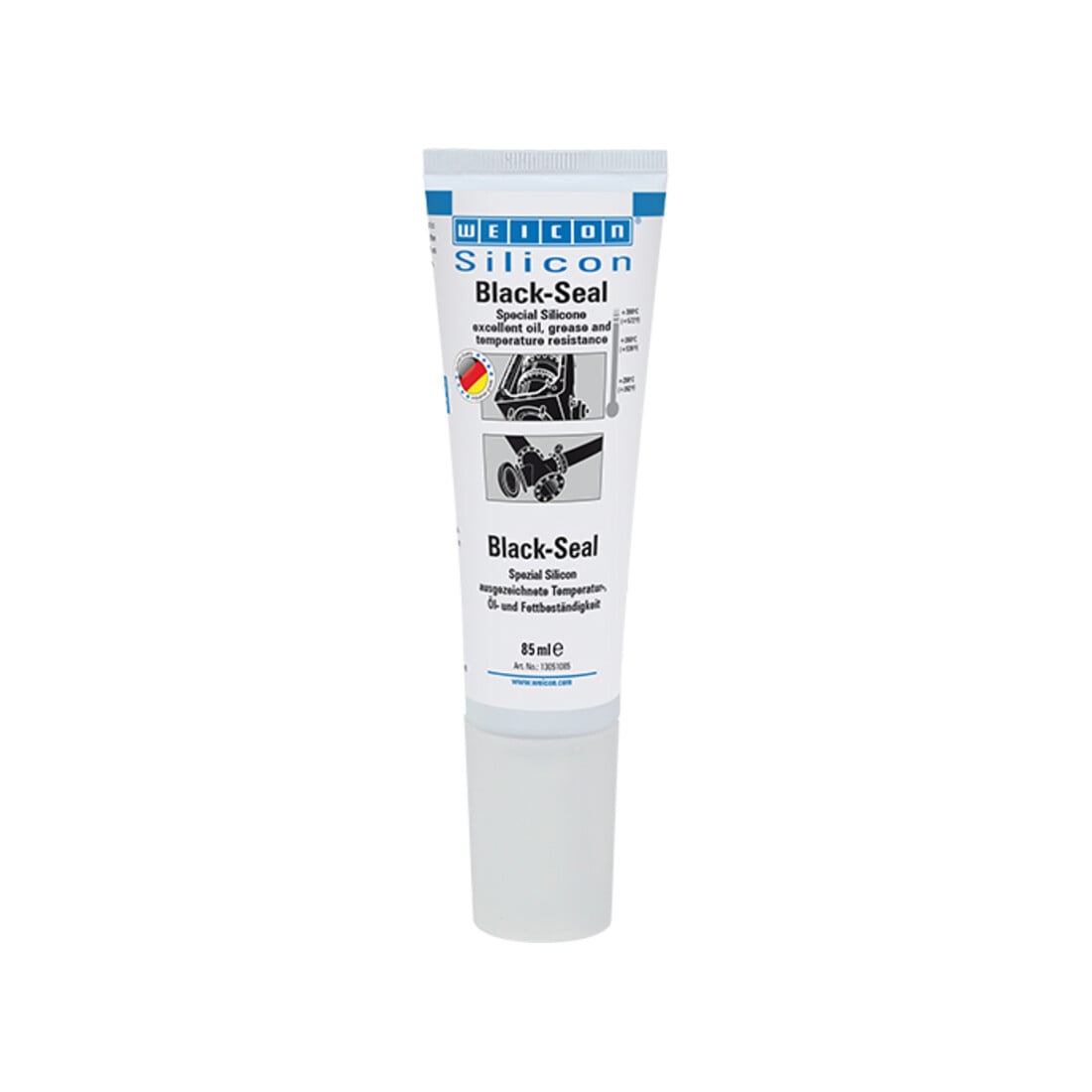 Weicon Spezialsilikon Black-Seal schwarz Tube