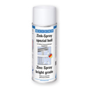 WEICON Spray Zinc spécial clair, protection cathodique anticorrosion, 400 ml