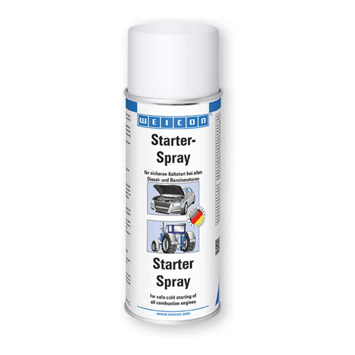 WEICON Starter-Spray, für Diesel- und Benzinmotoren, 400 ml, transparent