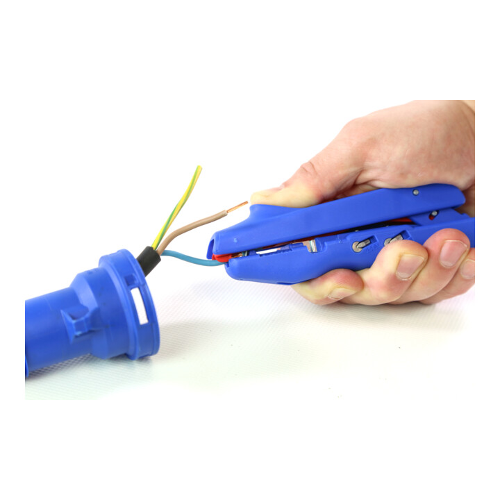 WEICON TOOLS Duo-Crimp N° 300 Dénudeur multifonctionnel avec coupe-câble latéral et fonction de sertissage