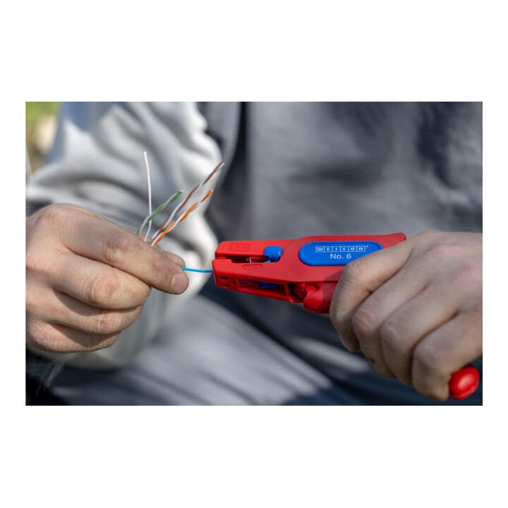 WEICON TOOLS Pince à dénuder N° 6 Conducteurs souples et rigides de 0,2 - 6,0 mm² jusqu'à 1000 Volt