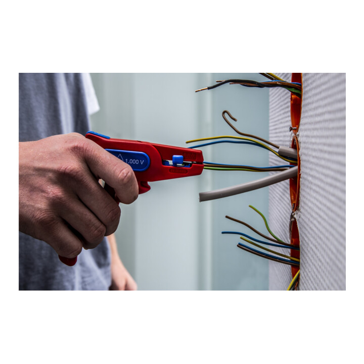 WEICON TOOLS Pince à dénuder N° 6 Conducteurs souples et rigides de 0,2 - 6,0 mm² jusqu'à 1000 Volt