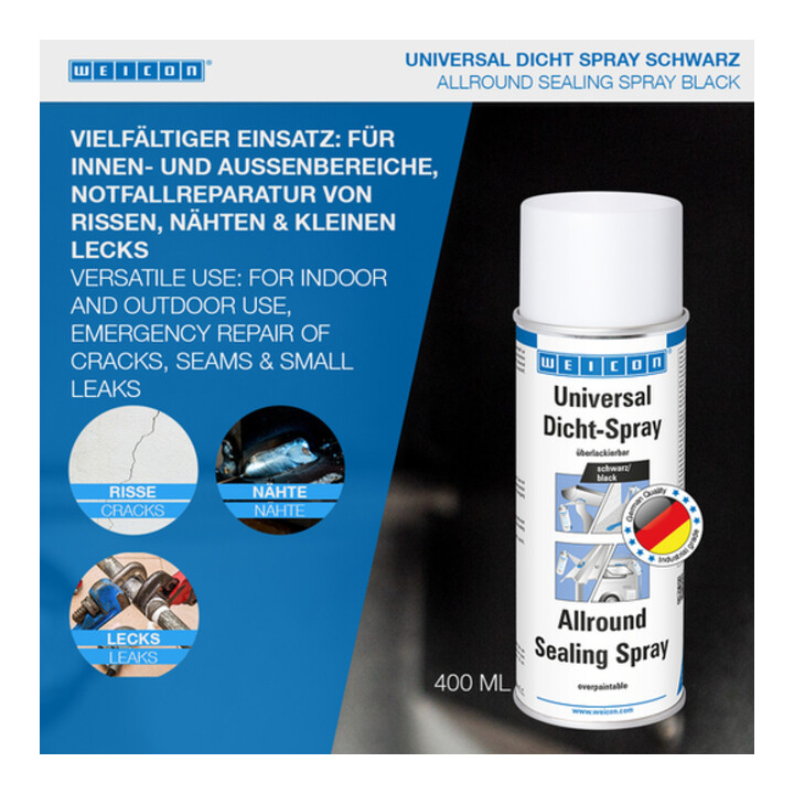 Weicon Universal Dicht-Spray 400 ml schwarz