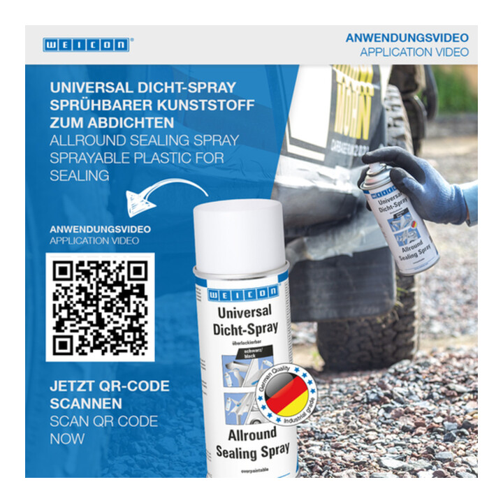 Weicon Universal Dicht-Spray 400 ml schwarz