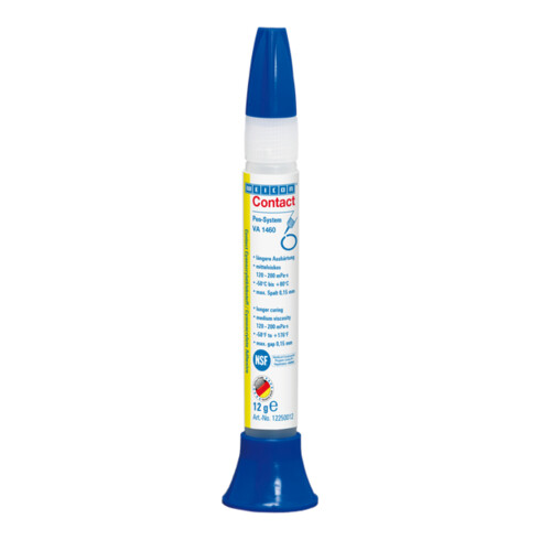 WEICON VA 1460 Cyanacrylat-Klebstoff, feuchtigkeitsbeständiger, mittelviskoser Sekundenklebstoff, 12 g