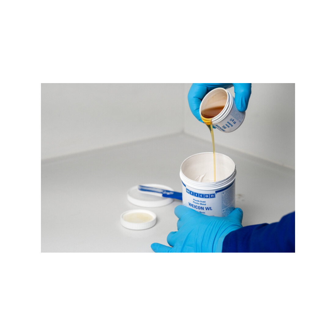 WEICON WL, keramisch gefüllte Epoxidharz-System für hohen Verschleißschutz, 2 kg