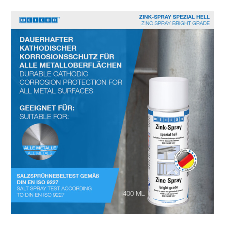 WEICON Zink-Spray spezial hell 400 ml