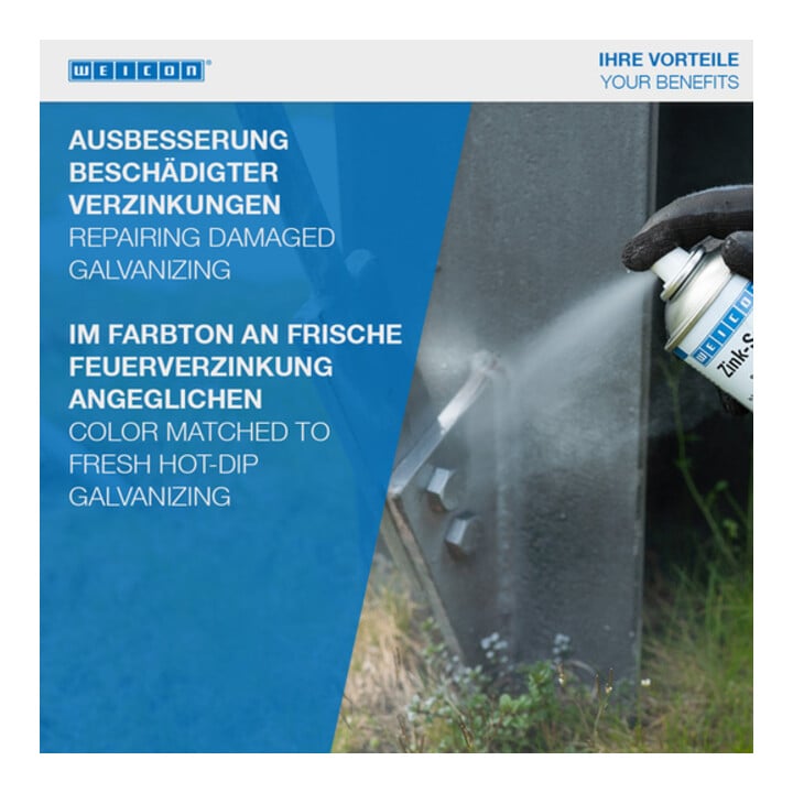 WEICON Zink-Spray spezial hell 400 ml