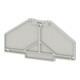 Weidmüller Abdeckplatte grau, 3 mm PAP PRV/PPV4 GR