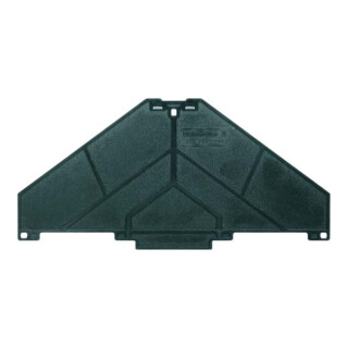 Weidmüller Abdeckplatte schwarz, 3 mm PAP PRV/PPV8 SW
