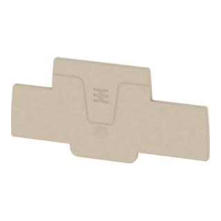 Weidmüller Abschlussplatte AEP 2T 2.5 beige