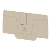 Weidmüller Abschlussplatte beige AEP 2C 6-3