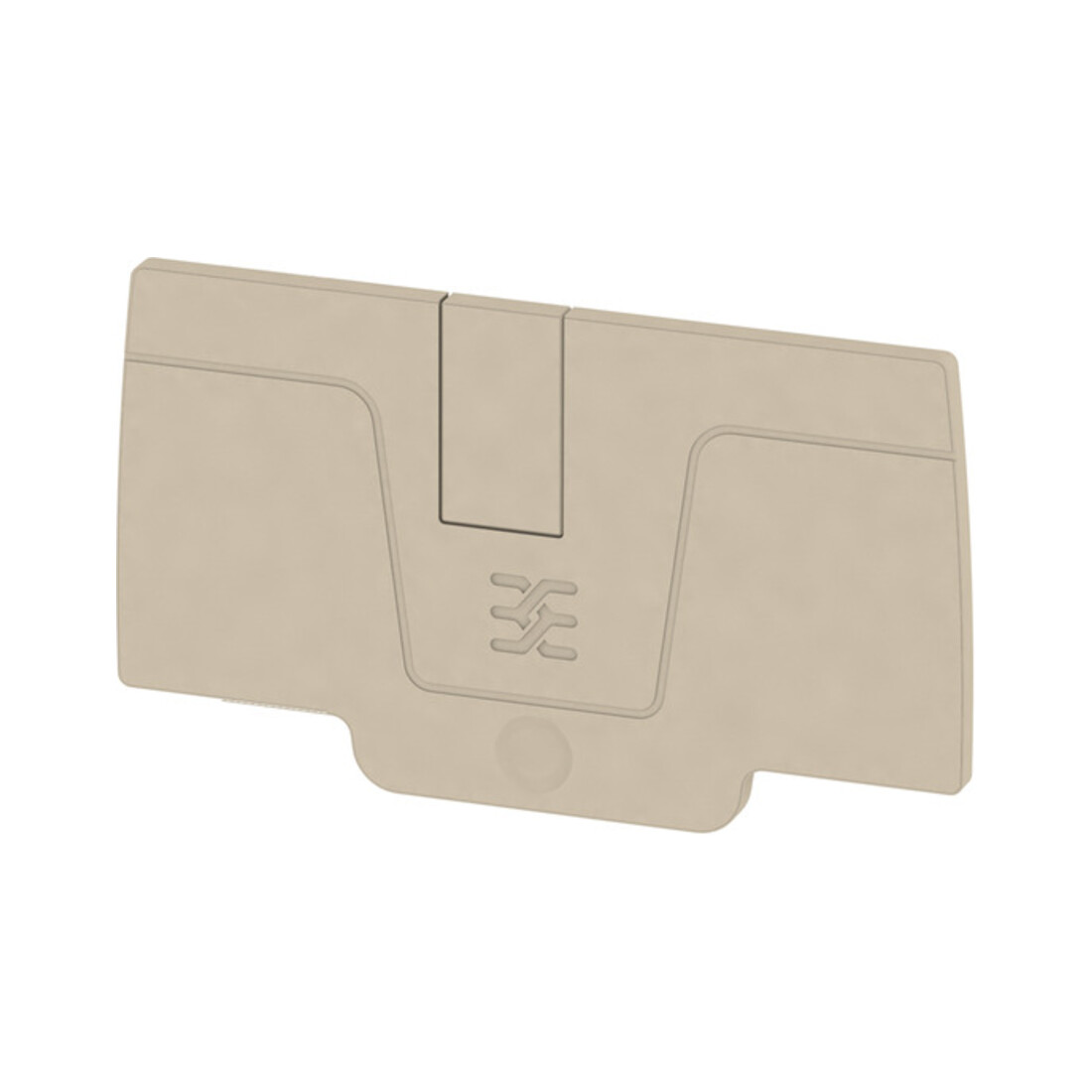 Weidmüller Abschlussplatte beige AEP 2C 6