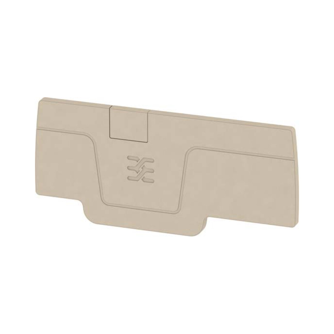 Weidmüller Abschlussplatte beige AEP 3C 2.5