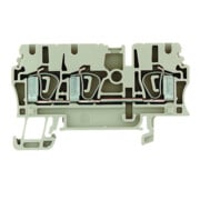 Weidmüller Durchgangsklemme 2,5qmm beige ZDU 2.5/3AN-3