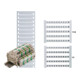 Weidmüller Klemmenmarkierer dekafix ws DEK 5 GW L3
