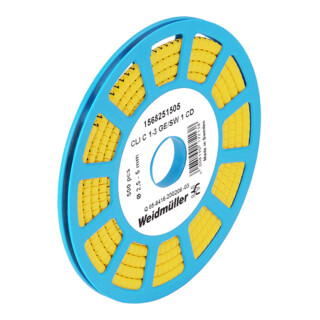 Weidmüller Leitermarkierer Zahl 3 gelb1, 5-4 CLI C1-3GE/SW CD