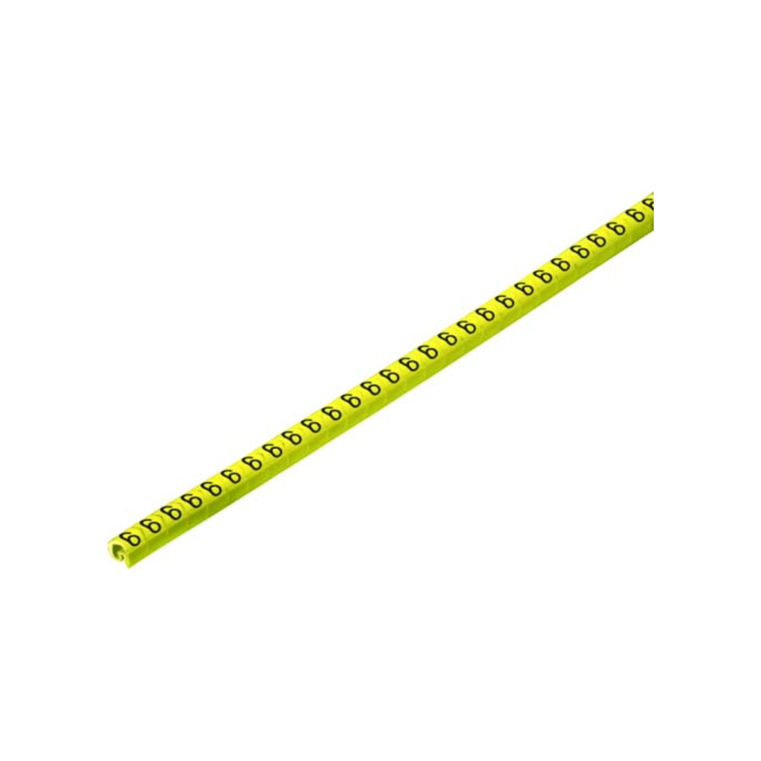 Weidmüller Leitermarkierer Zahl 6 gelb 0,5-1,5 CLI C02-3GE/SW CD