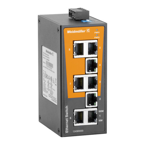 Weidmüller Netzwerk-Switch IE-SW-BL08-8TX